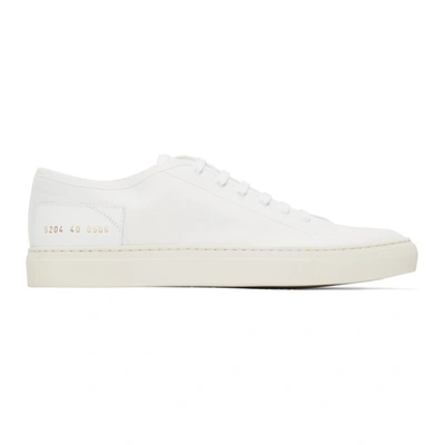 Common Projects Tournament Low-top Leather Sneakers In White