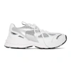 Axel Arigato White & Gray Marathon Runner Sneakers In White Silver