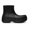 Bottega Veneta Black Matte Puddle Chelsea Boots