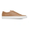 COMMON PROJECTS TAN ORIGINAL ACHILLES LOW SNEAKERS