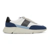 Axel Arigato White & Blue Genesis Vintage Sneakers In Cream