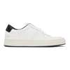 COMMON PROJECTS WHITE & BLACK BBALL '90 LOW SNEAKERS