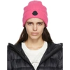 MONCLER PINK CASHMERE BEANIE