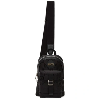 Gucci Black Off The Grid Messenger Bag In 1000 Blk/blk/blk/blk