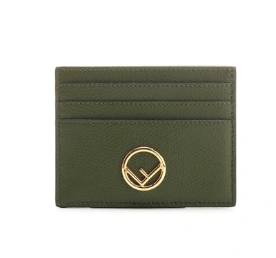 Fendi Card Case In Vert