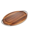 Nambe Braid Carving Board With Handles