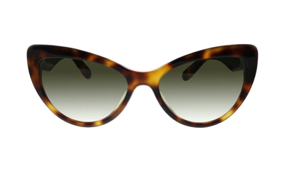 Ferragamo Sf930s 238 Cat Eye Sunglasses In Green