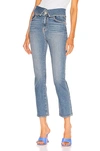 Jonathan Simkhai Standard River With Fold Over Waistband Straight In Half Moon Bay