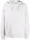 Helmut Lang Taupe Raglan Sleeve Hoodie In Grau