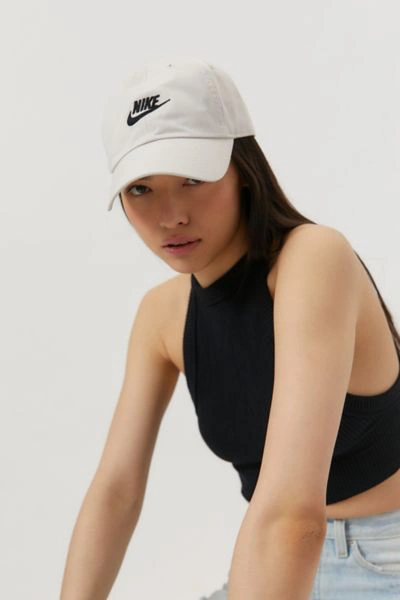 Nike Sportswear Heritage86 Futura Washed Baseball Hat In Beige