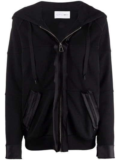 Az Factory Free To Organic Cotton Hoodie In Nero