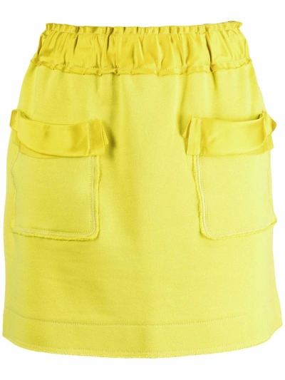 Az Factory Free To Mini Skirt In Yellow