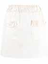Az Factory Free To Mini Skirt In 白色