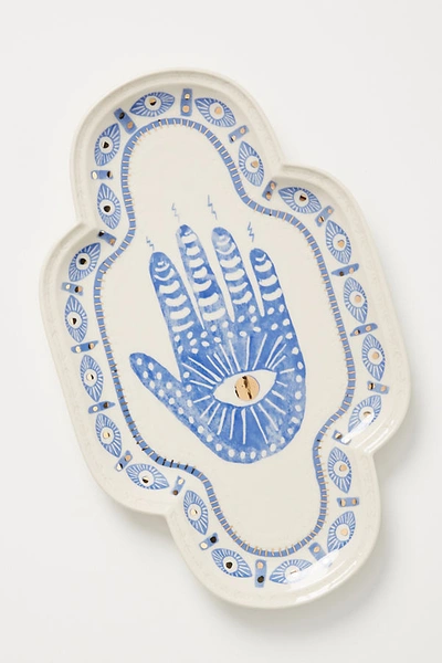 Anthropologie Fatima Serving Platter In Assorted