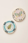 Anthropologie Garden Tile Coaster In Yellow