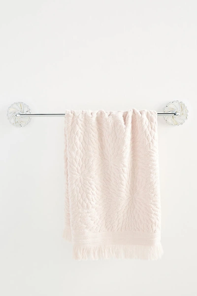 Anthropologie Gracie Towel Bar In Silver