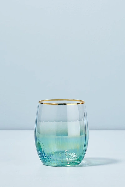 Anthropologie Waterfall Stemless Wine Glass