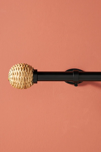 Anthropologie Polly Curtain Rod In Black