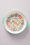 Anthropologie Annevieve Pie Dish In Black