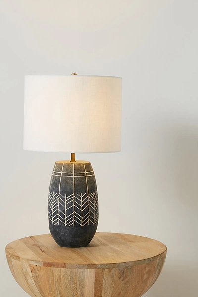 Anthropologie Toba Ceramic Table Lamp