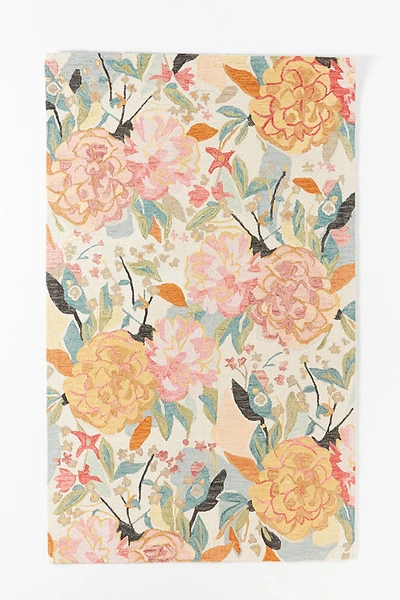 Anthropologie Hand-tufted Rosamelle Rug In Assorted