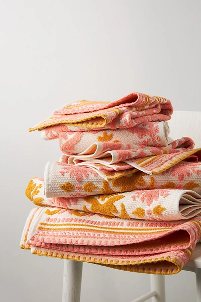 Anthropologie Merida Towel Collection In Yellow