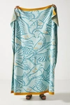 Anthropologie Vanessa Throw Blanket In Blue