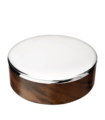 Christofle Large Silver-plated Wood Uni Box