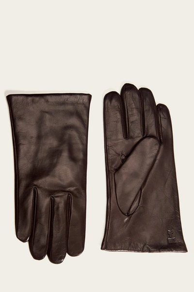 The Frye Company Men's Leather Glove In Mahogany