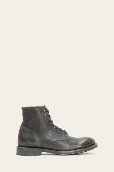 The Frye Company Bowery Lace Up In Black