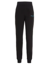 KARL LAGERFELD KARL LAGERFELD WOMEN'S BLACK COTTON trousers,215W1051999 L