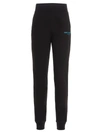 KARL LAGERFELD KARL LAGERFELD WOMEN'S BLACK COTTON PANTS,215W1051999 L