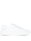 Versace Leather Low-top Classic Sneakers In White