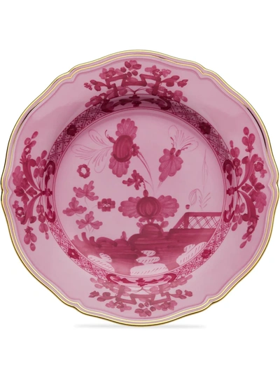 Ginori 1735 Oriente Italiano Set Of 2 Dessert Plates In Pink