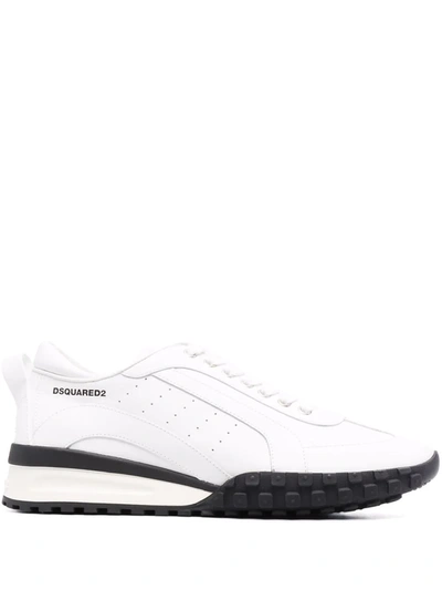 Dsquared2 Leather Low-top Trainers In White