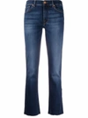 7 FOR ALL MANKIND CROPPED STRAIGHT-LEG JEANS