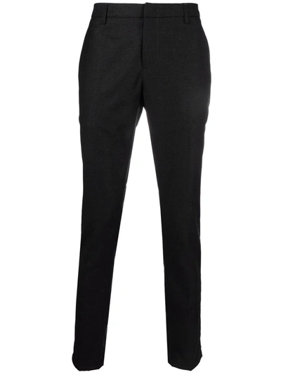Dondup Mid-rise Slim-fit Trousers In Grey