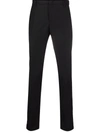 Dondup Trousers With Belt Loops And Pockets In Schwarz