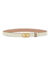 VALENTINO GARAVANI VLOGO REVERSIBLE LEATHER BELT,400013768800