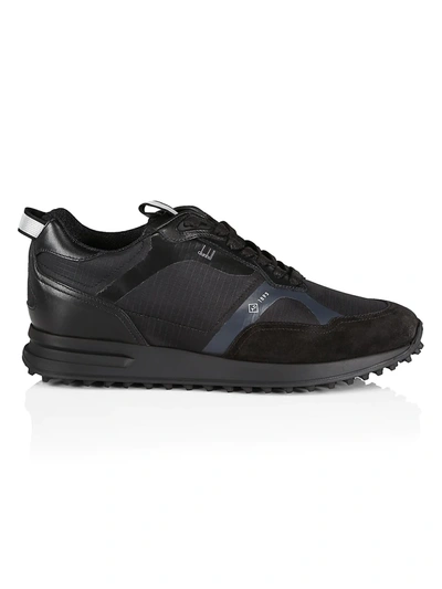 Alfred Dunhill Radial 2.0 Runner Sneakers In Black
