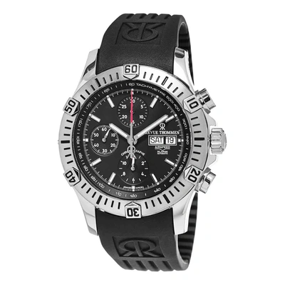 Revue Thommen Air Speed Xl Chronograph Automatic Black Dial Mens Watch 16071.6839