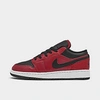 Nike Jordan Big Kids' Air 1 Low Casual Shoes In Gym Red/black-white