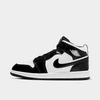 Nike Jordan Little Kids' Air 1 Mid Se Casual Shoes In Black/white