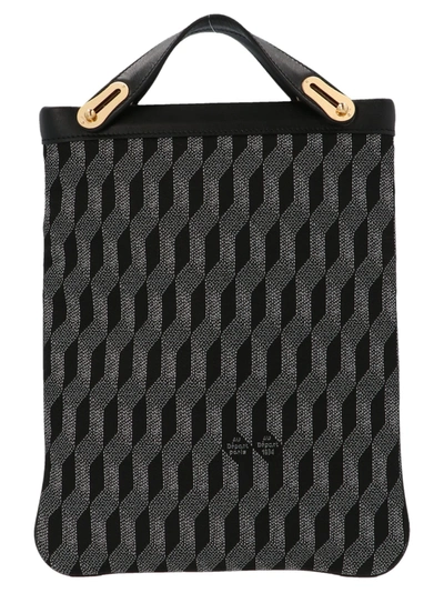 Au Depart Au Départ Elysées Reflex Logo Printed Tote Bag In Black
