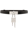 GIVENCHY 20MM TURNLOCK LEATHER BELT