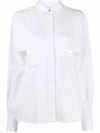 GIVENCHY CUT-OUT DETAIL LONG-SLEEVE SHIRT