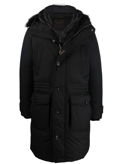 Moorer Helsinky Down Coat In Schwarz