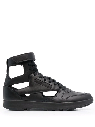 Maison Margiela Tabi High-top Sneakers In T8013 Black