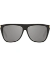 Saint Laurent Square-frame Sunglasses In Grey