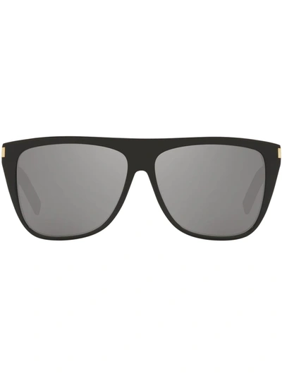Saint Laurent Square-frame Sunglasses In Grey